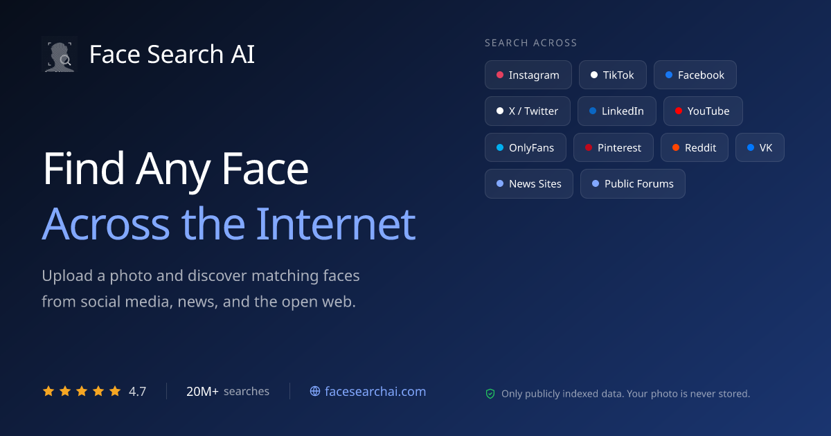 Facesearch AI screenshot 1